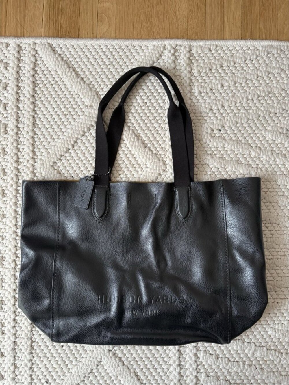 Coach Hudson Yards NYC Headquarters Limited Edition Black Leather G1632-58043